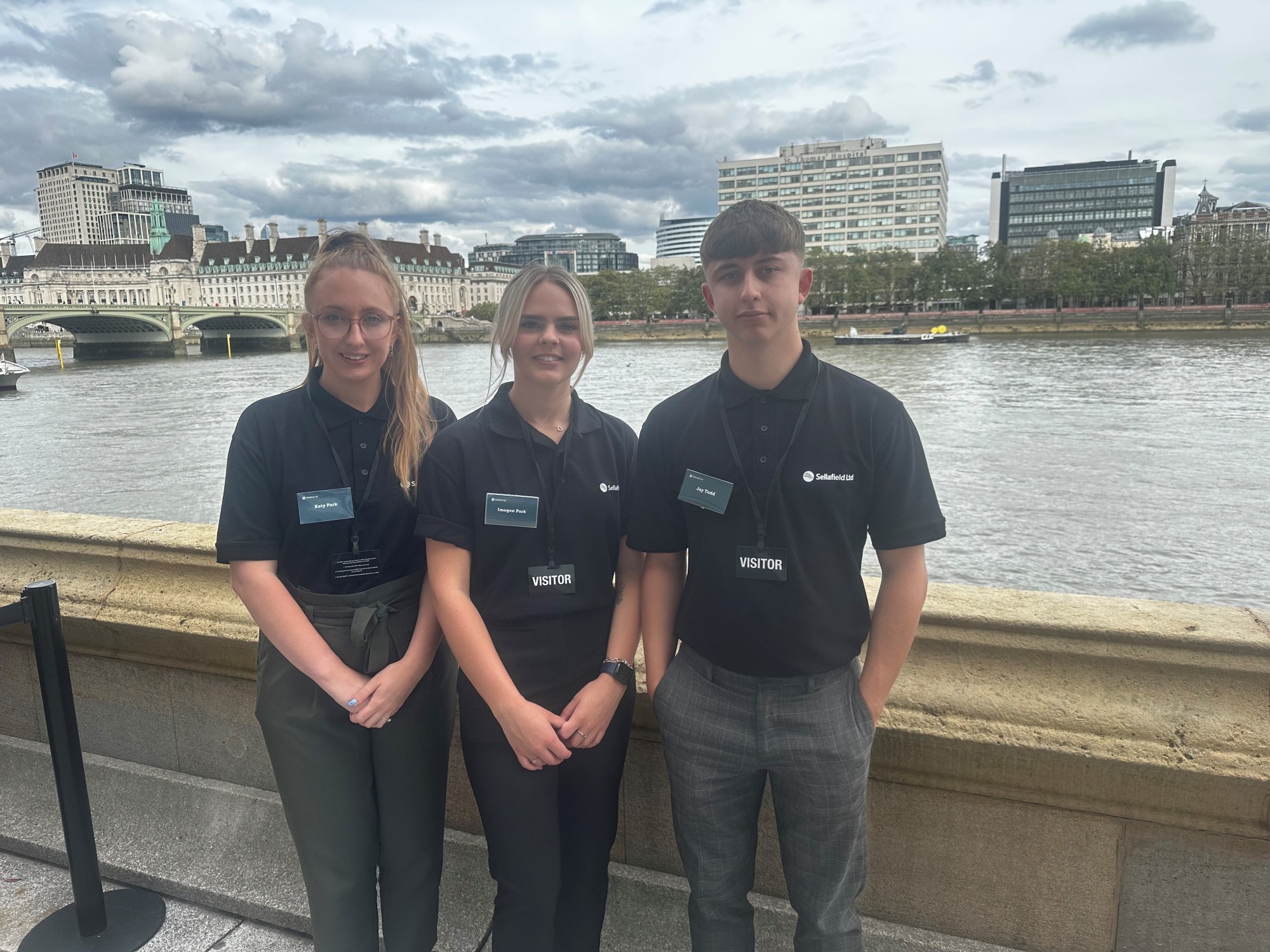 Showcasers at the event Katy, Imogen and Jay